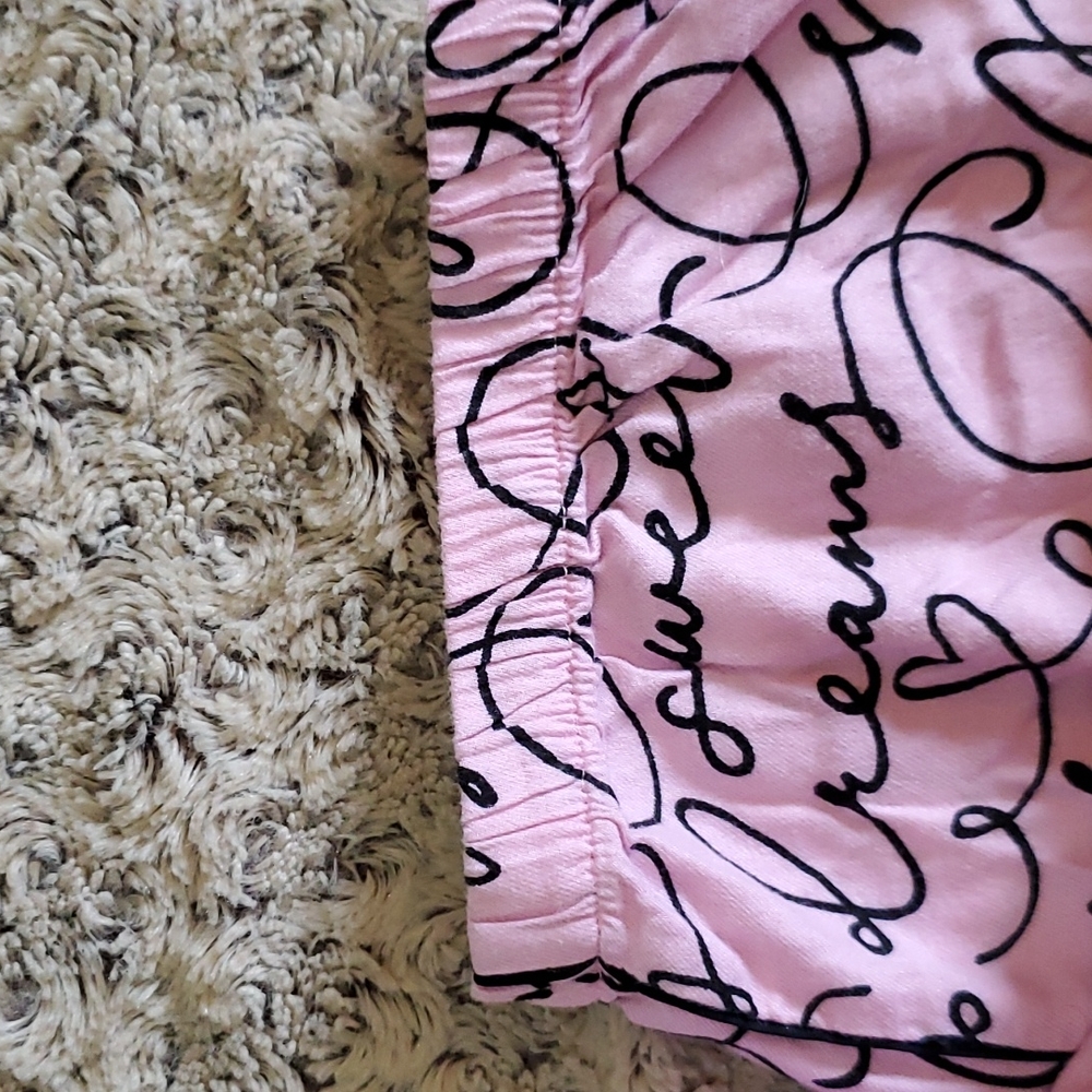 ✨️SOLD✨️Victoria's Secret Flannel  Tee-Jama Pink Set | Medium - Picture 9 of 14